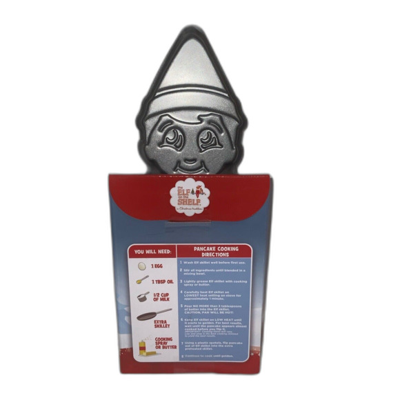 The Elf On The Shelf Pancake, a Christmas Tradition Skillet Set With Mix - Picture 2 of 4